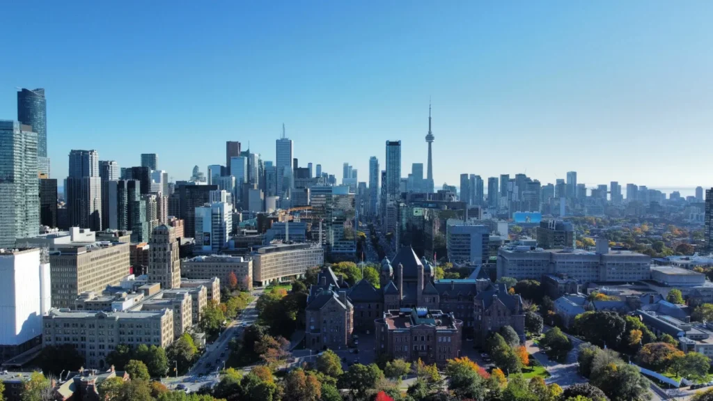 Beautiful view of the City of Toronto