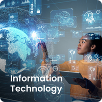 Woman navigating a digital interface