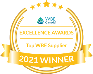 WBE Canada Excellence Awards Top WBE Supplier 2021 Winner
