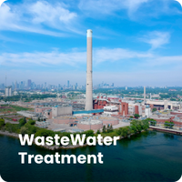 View of Ashbridges Bay Wastewater Treatment Plant